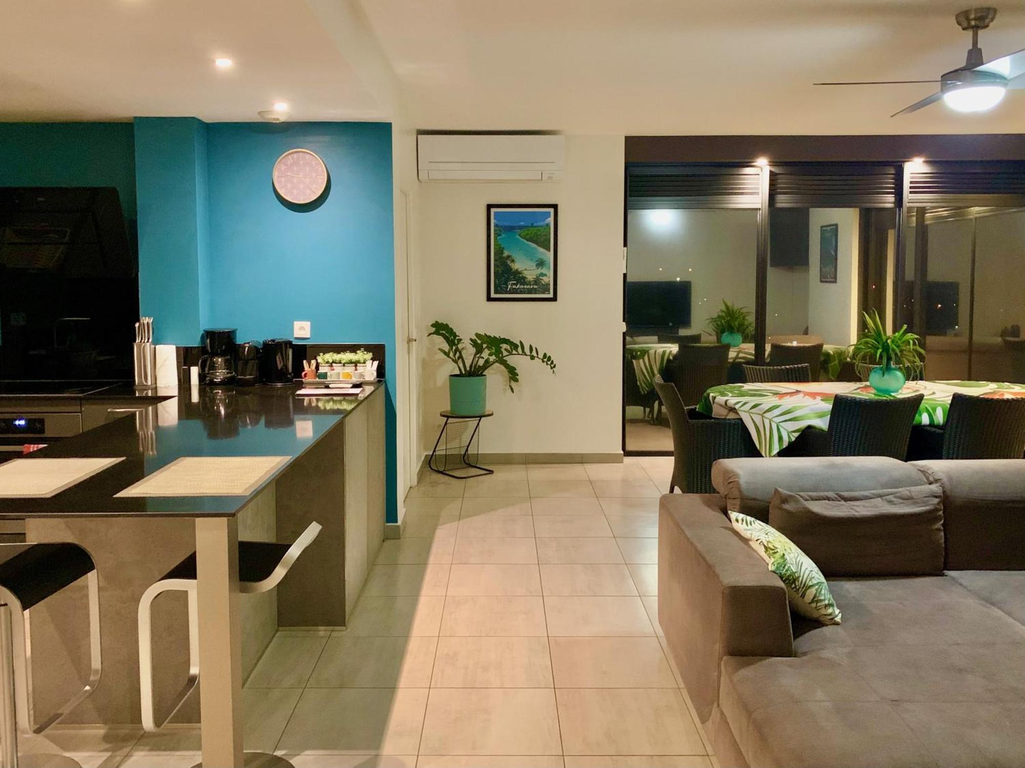 Apartmán Kaili Ocean View Luxury 2Br Ac Throughout Fiber Wifi & Pool Papeete  Exteriér fotografie