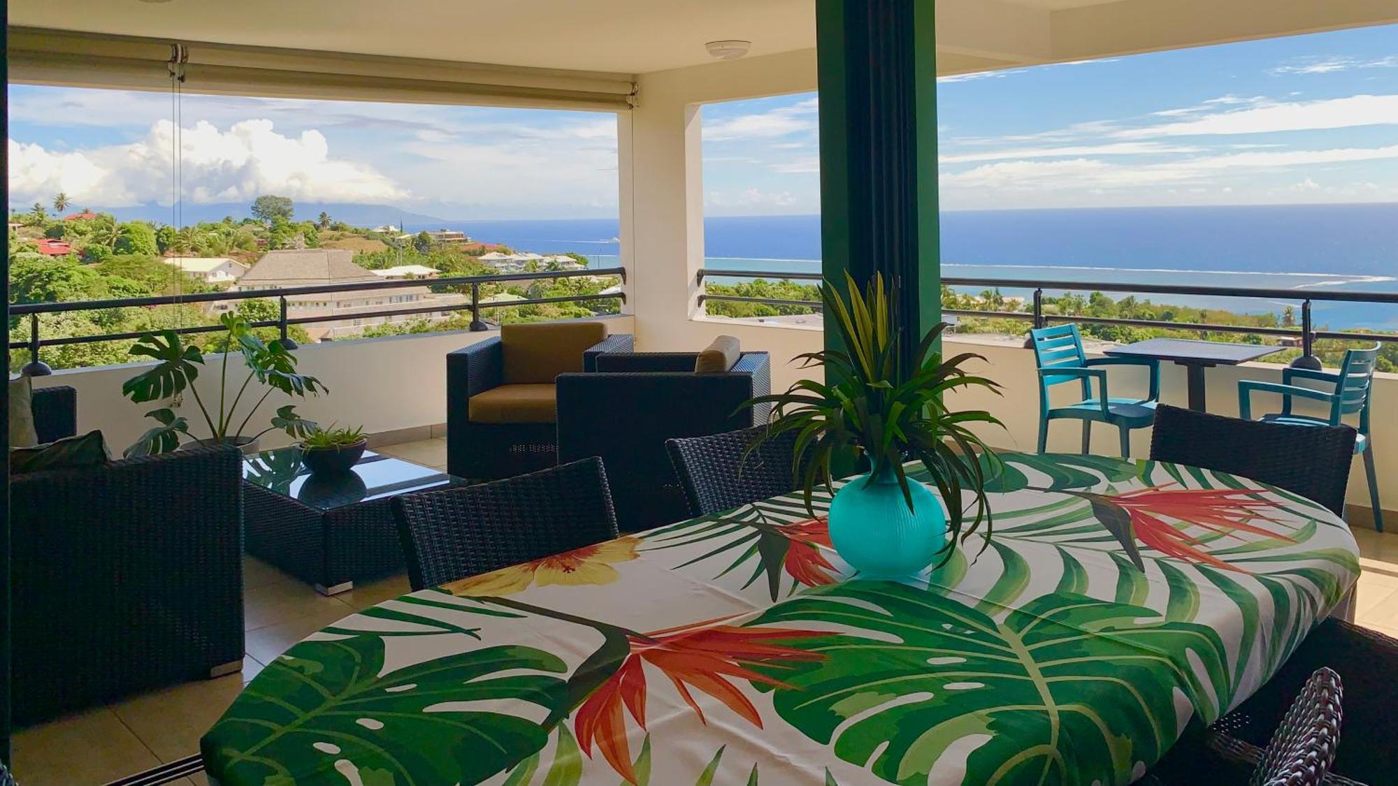 Apartmán Kaili Ocean View Luxury 2Br Ac Throughout Fiber Wifi & Pool Papeete  Exteriér fotografie